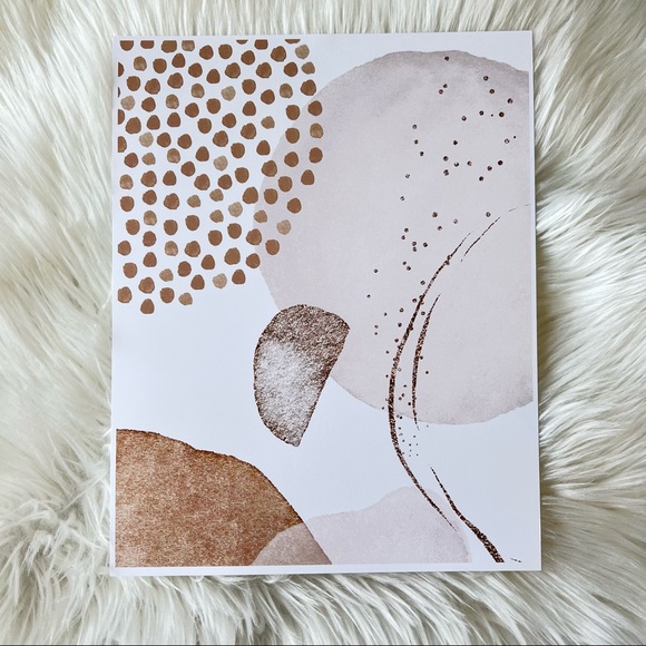 Modern Abstract Shape Wall Art Print Unframed - Picture 10 of 13